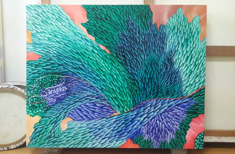 Original Abstract Painting by LIM MIRYANG