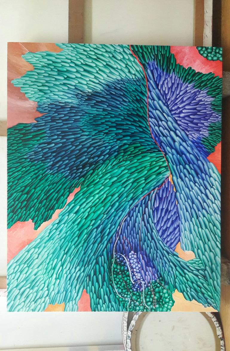 Original Abstract Painting by LIM MIRYANG