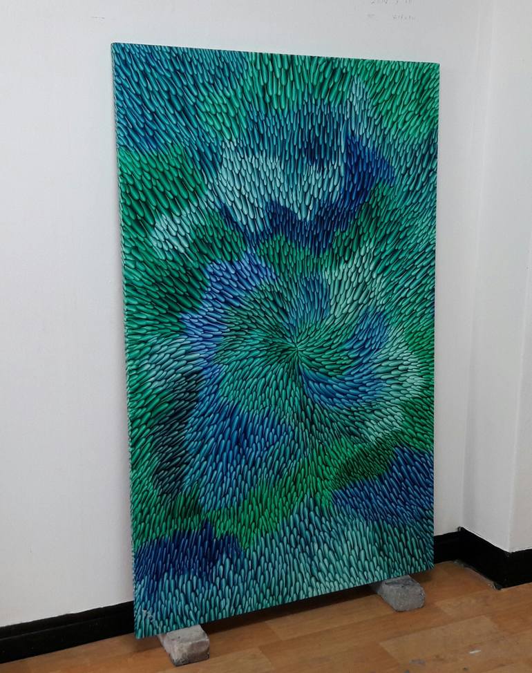 Original Abstract Painting by LIM MIRYANG