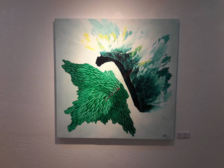 Original Abstract Expressionism Abstract Painting by LIM MIRYANG