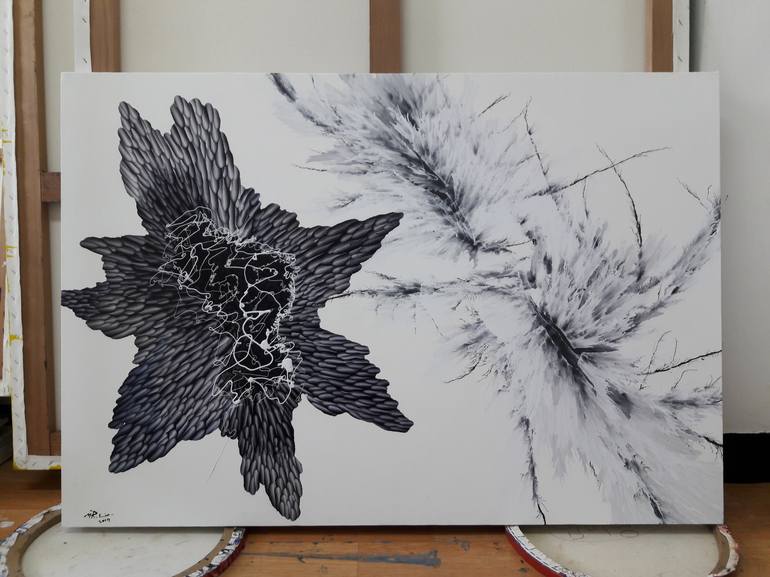 Original Abstract Painting by LIM MIRYANG