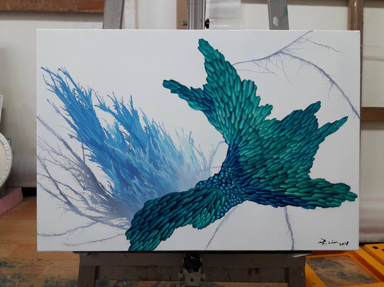 Original Abstract Expressionism Abstract Painting by LIM MIRYANG