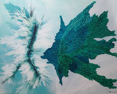 Print of Abstract Expressionism Abstract Paintings by LIM MIRYANG