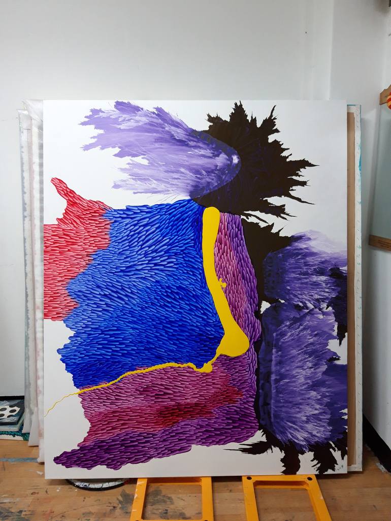 Original Abstract Painting by LIM MIRYANG