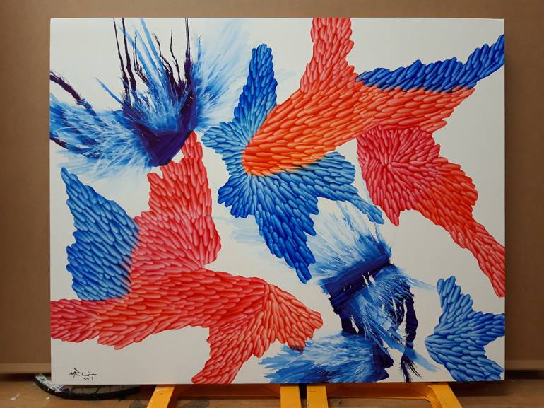 Original Abstract Painting by LIM MIRYANG