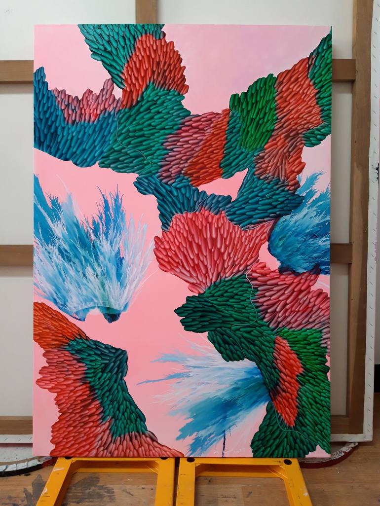 Original Abstract Painting by LIM MIRYANG