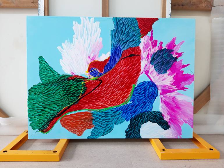 Original Abstract Expressionism Abstract Painting by LIM MIRYANG