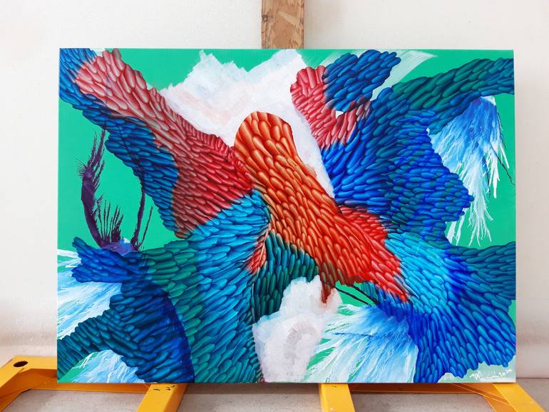 Original Abstract Expressionism Abstract Painting by LIM MIRYANG