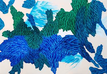 Displayed in LouisVuitton VIP Room Painting by LIM MIRYANG