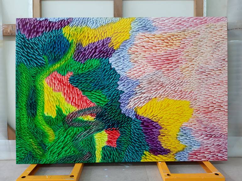 Original Abstract Painting by LIM MIRYANG