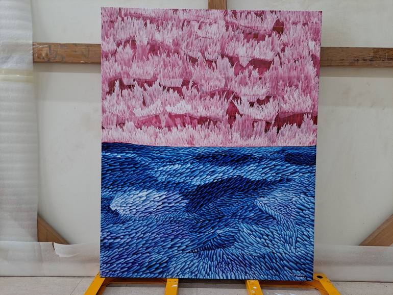 Original Abstract Painting by Lim Miryang