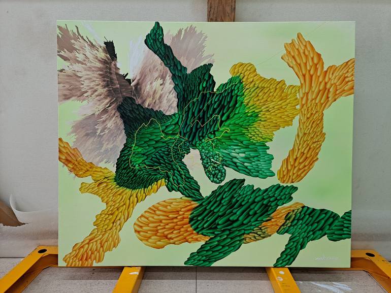 Original Abstract Painting by LIM MIRYANG