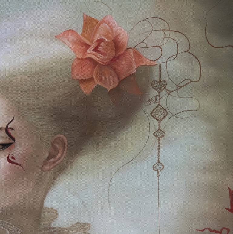 Original Contemporary Women Painting by Jehan Legac