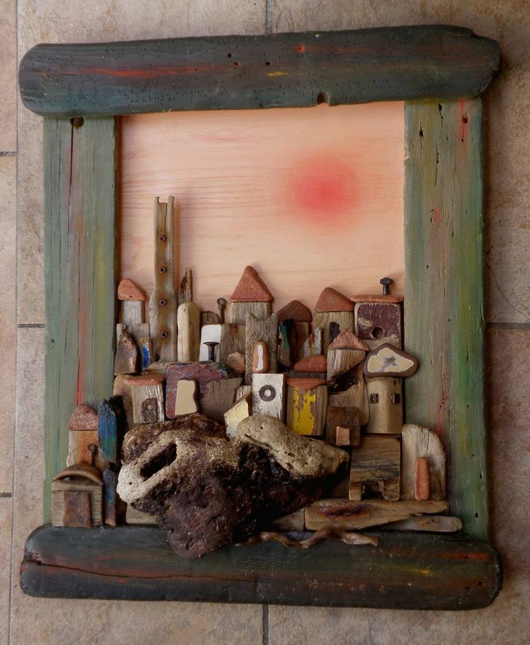 Greek Island Village Sculpture By Ioanna Rizopoulou Saatchi Art   1234623 HSC00001 7 