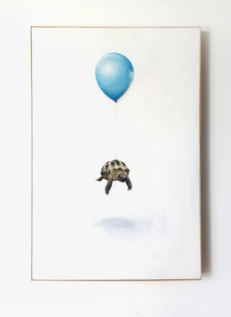 Original Surrealism Animal Painting by Joshua Daniels