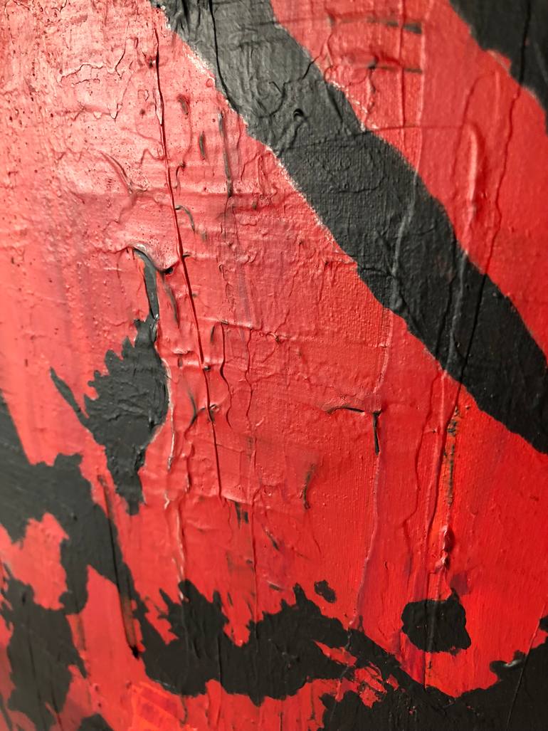 Original Abstract Comics Painting by Dick Kuyten