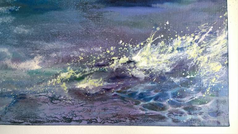 Original Impressionism Seascape Painting by Deb Bennett