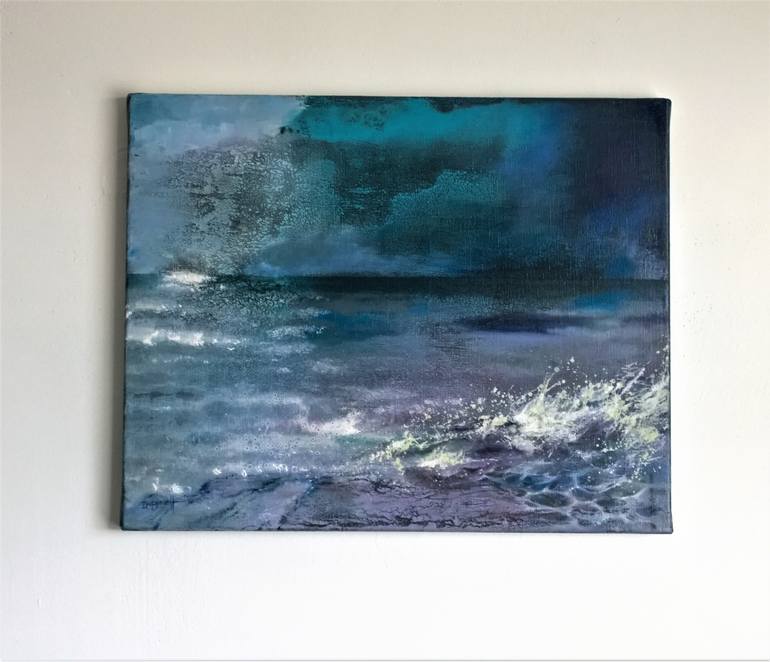 Original Impressionism Seascape Painting by Deb Bennett