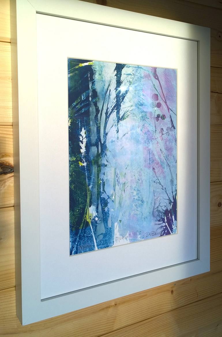 Original Impressionism Botanic Printmaking by Deb Bennett