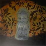 Head Study with Leaves. by Eliseo Pau