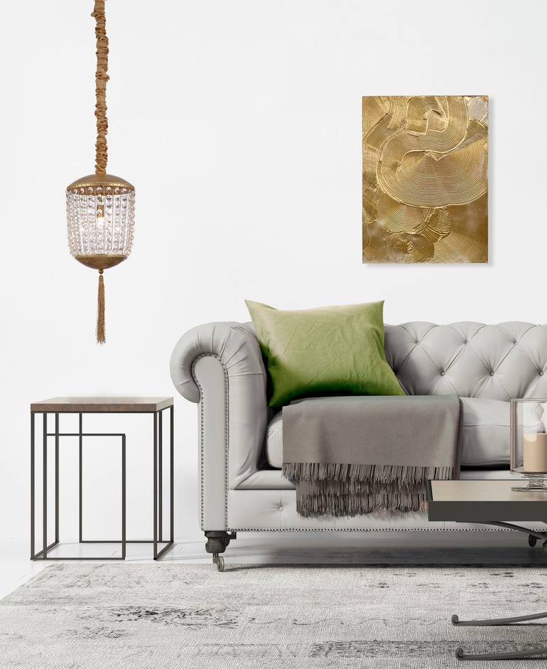 Original Abstract Expressionism Abstract Painting by Karen Clark