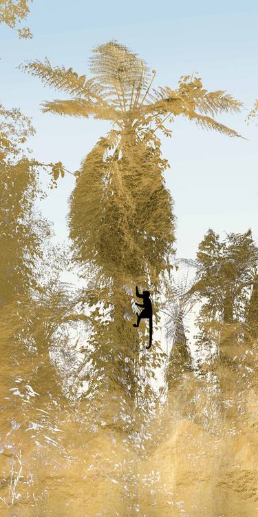 Original Contemporary Botanic Mixed Media by Karen Clark