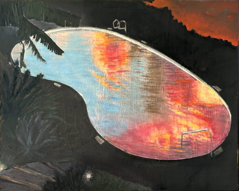Original Conceptual Landscape Paintings by Karen Clark