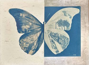 Original Baroque Garden Collage by Karen Clark