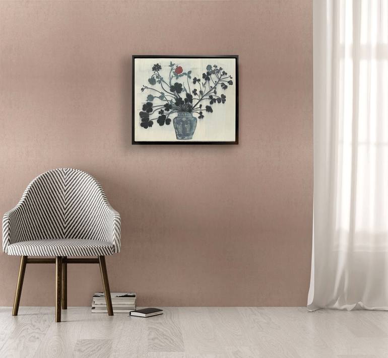 Original Contemporary Floral Painting by Karen Clark