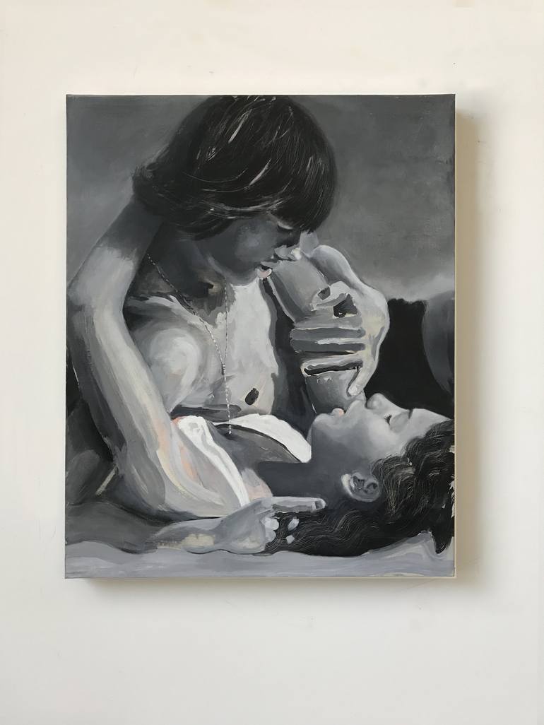 Original Love Painting by karen clark
