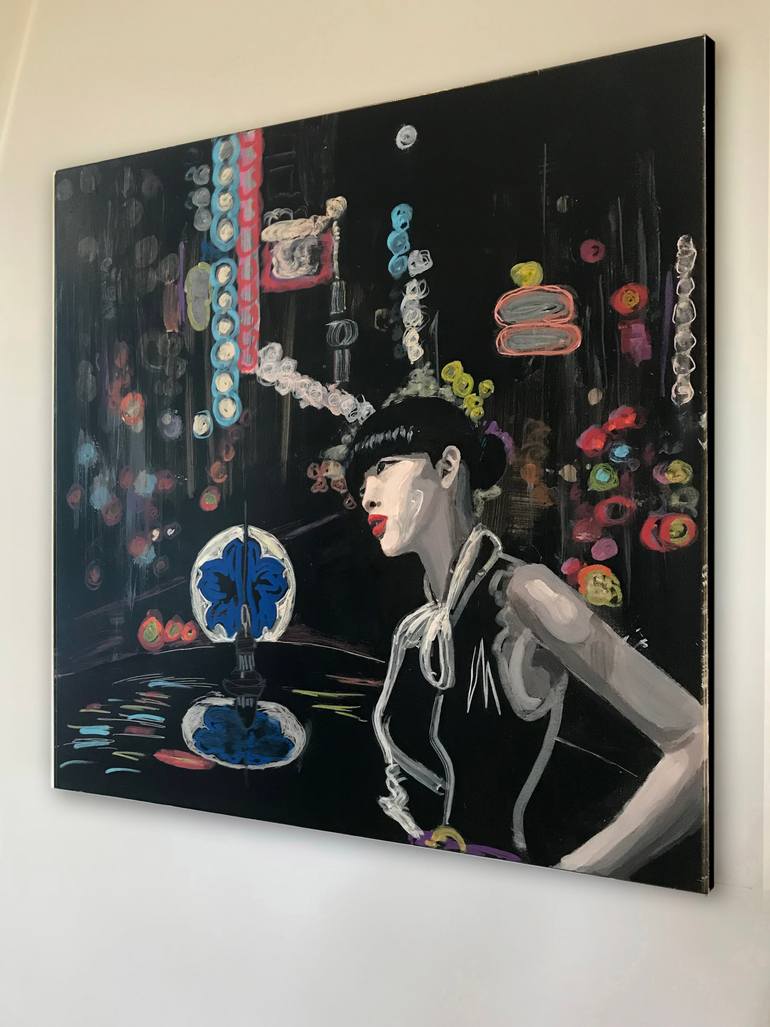 The Stars Come Out at Night II Painting by karen clark | Saatchi Art