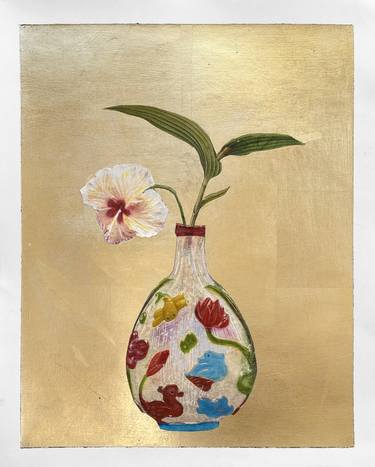 Original Conceptual Floral Collage by karen clark