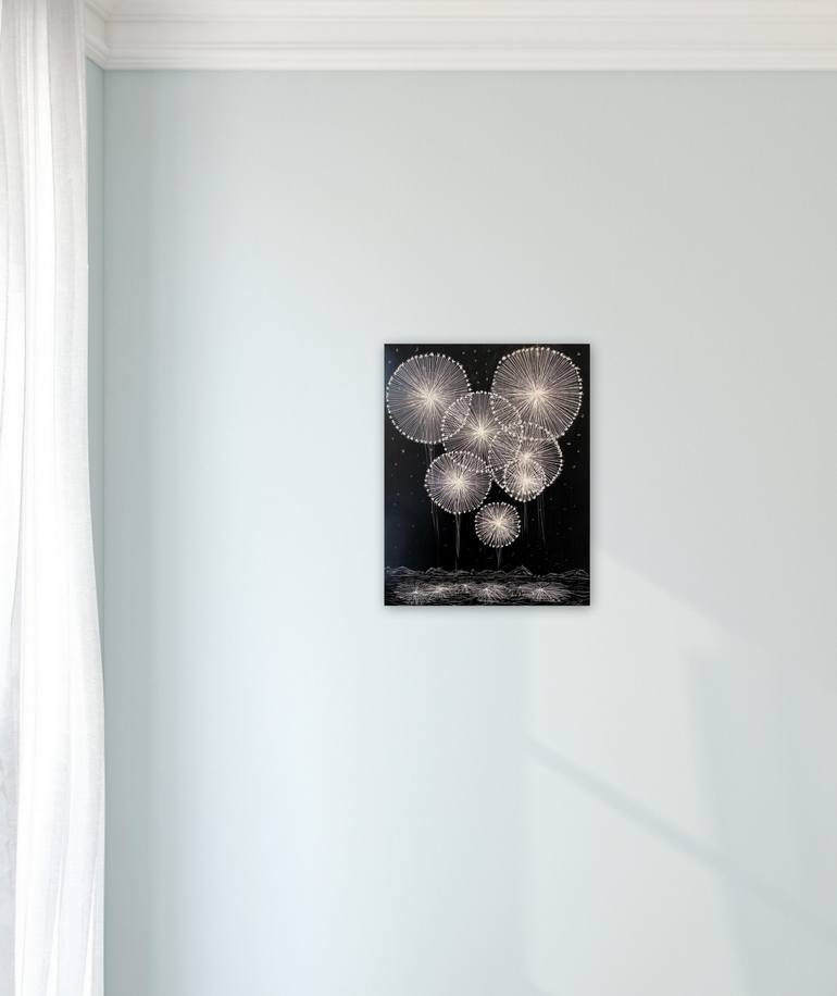 Original Street Art Abstract Painting by Karen Clark