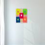 hung on a wall
