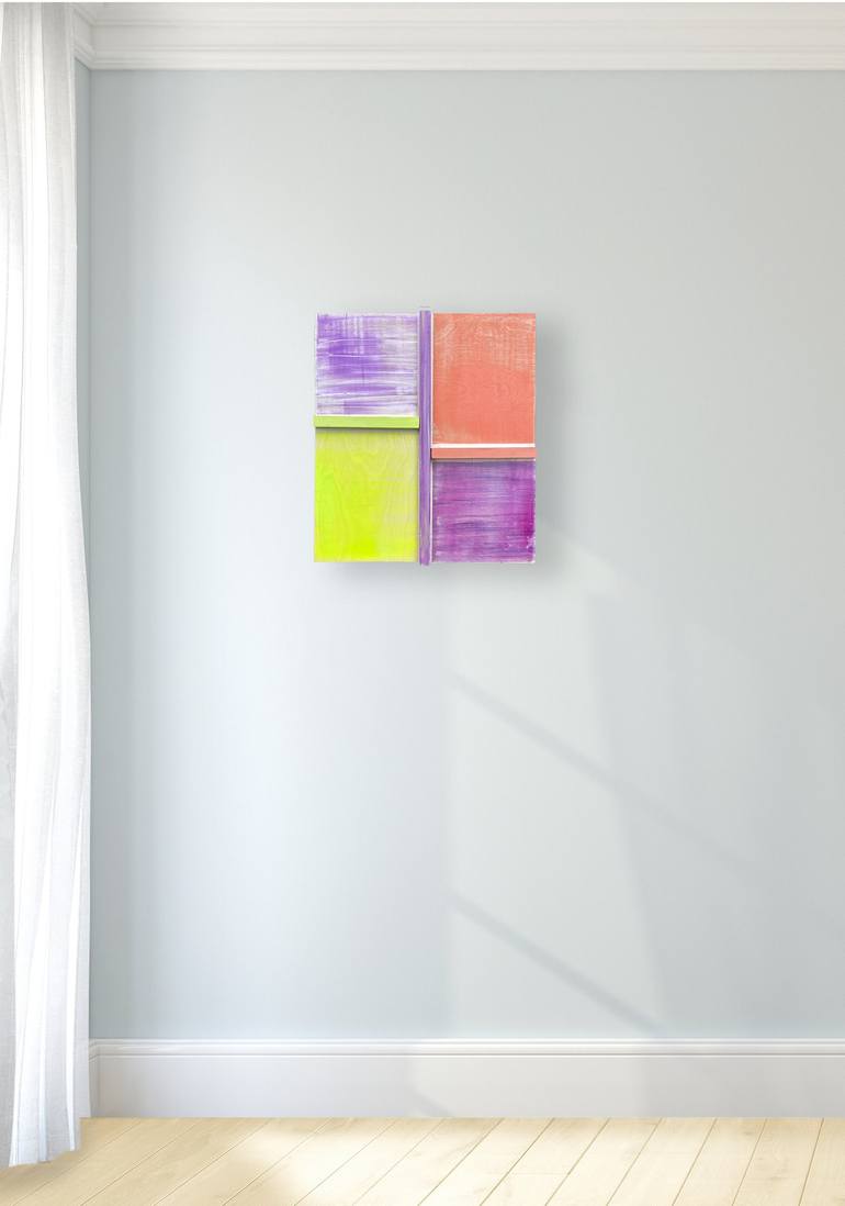 Original Pop Art Abstract Painting by Karen Clark