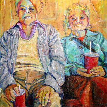 Original Expressionism People Paintings by Toby Tover