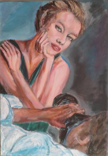 Original Figurative Celebrity Painting by Magali Tramier