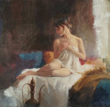 Original Realism Nude Paintings by Michael Alford