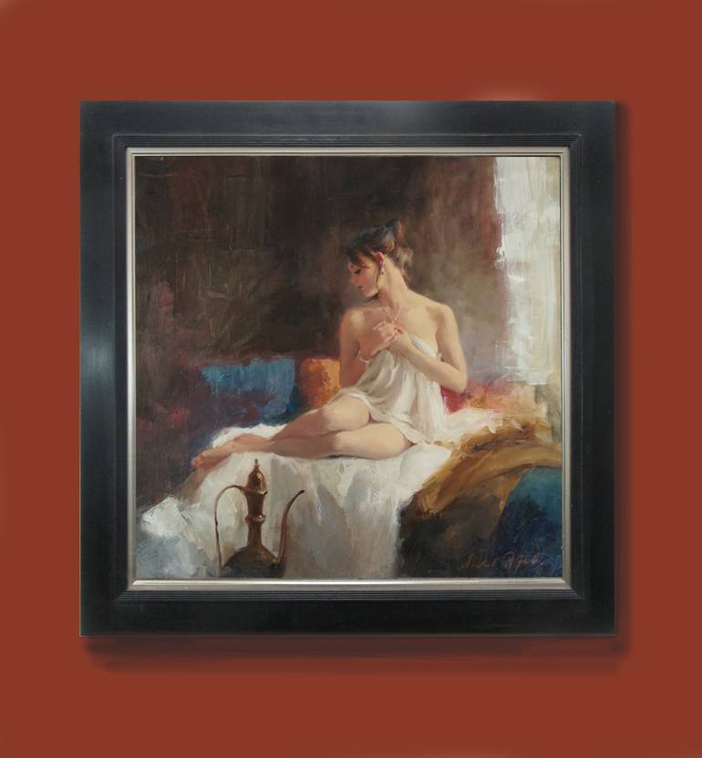 Original Classicism Nude Painting by Michael Alford