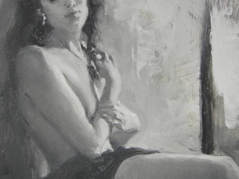 Original Figurative Nude Painting by Michael Alford