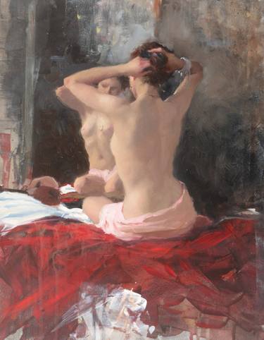 Original Figurative Nude Paintings by Michael Alford