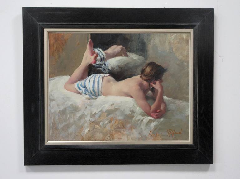 Original Figurative Nude Painting by Michael Alford