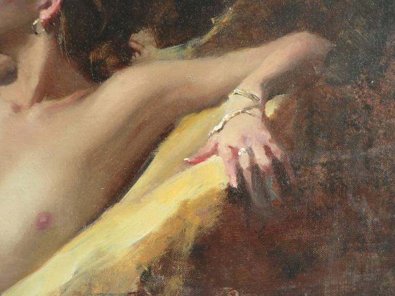 Original Figurative Nude Painting by Michael Alford
