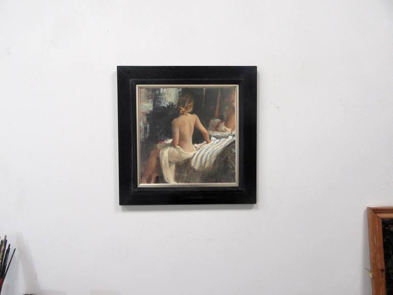 Original Figurative Nude Painting by Michael Alford