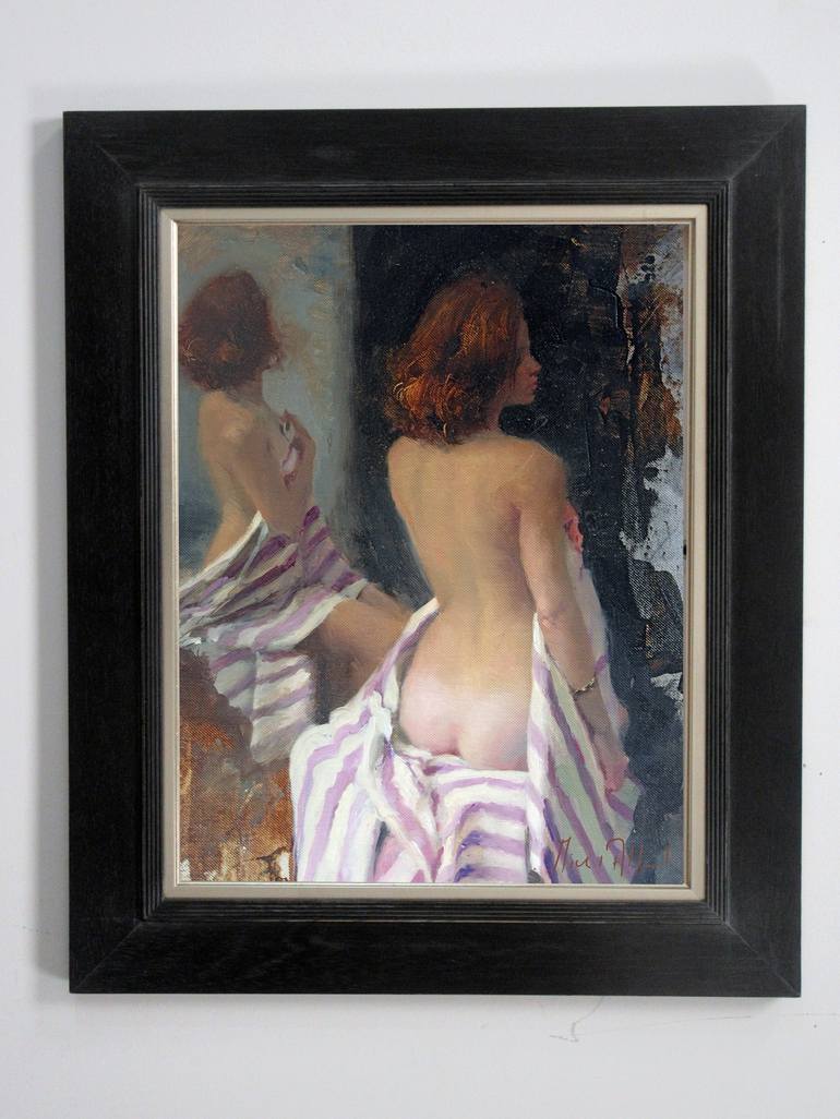 Original Figurative Nude Painting by Michael Alford