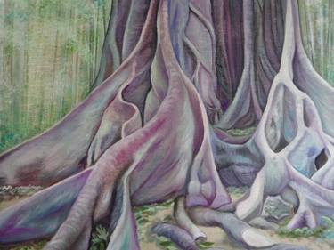 Print of Tree Paintings by Tracey Hall