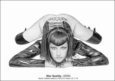 Star Quality (An erotic fetish pencil drawing). thumb