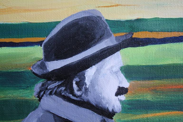 Original Modernism People Painting by GrażYna Wikierska