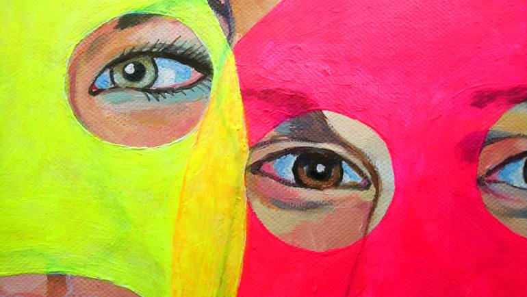 Original Conceptual People Painting by GrażYna Wikierska