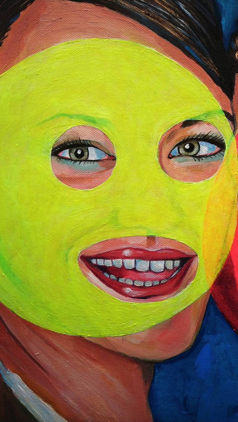 Original Conceptual People Painting by GrażYna Wikierska